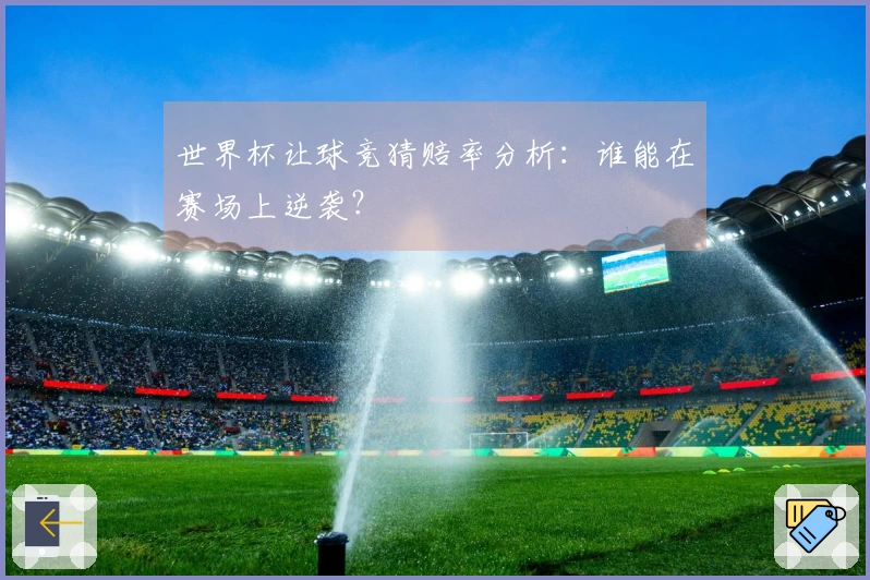 世界杯让球竞猜赔率分析：谁能在赛场上逆袭？